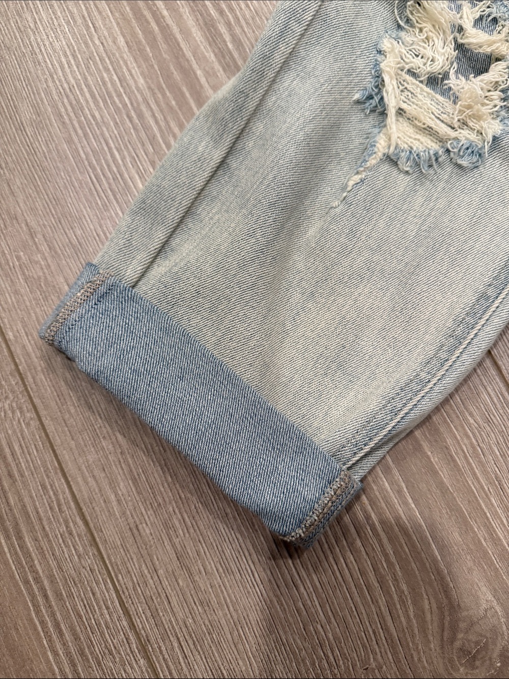 Wild Fable High Rise Distressed Mom Jeans - Picture 7 of 12